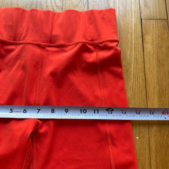 Savage X Fenty Sport Size M Fiesta Red Band It High-Waisted Cycling Biker Shorts - Picture 8 of 12
